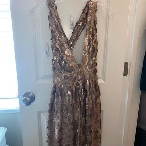 Lulus sparkle dress size small